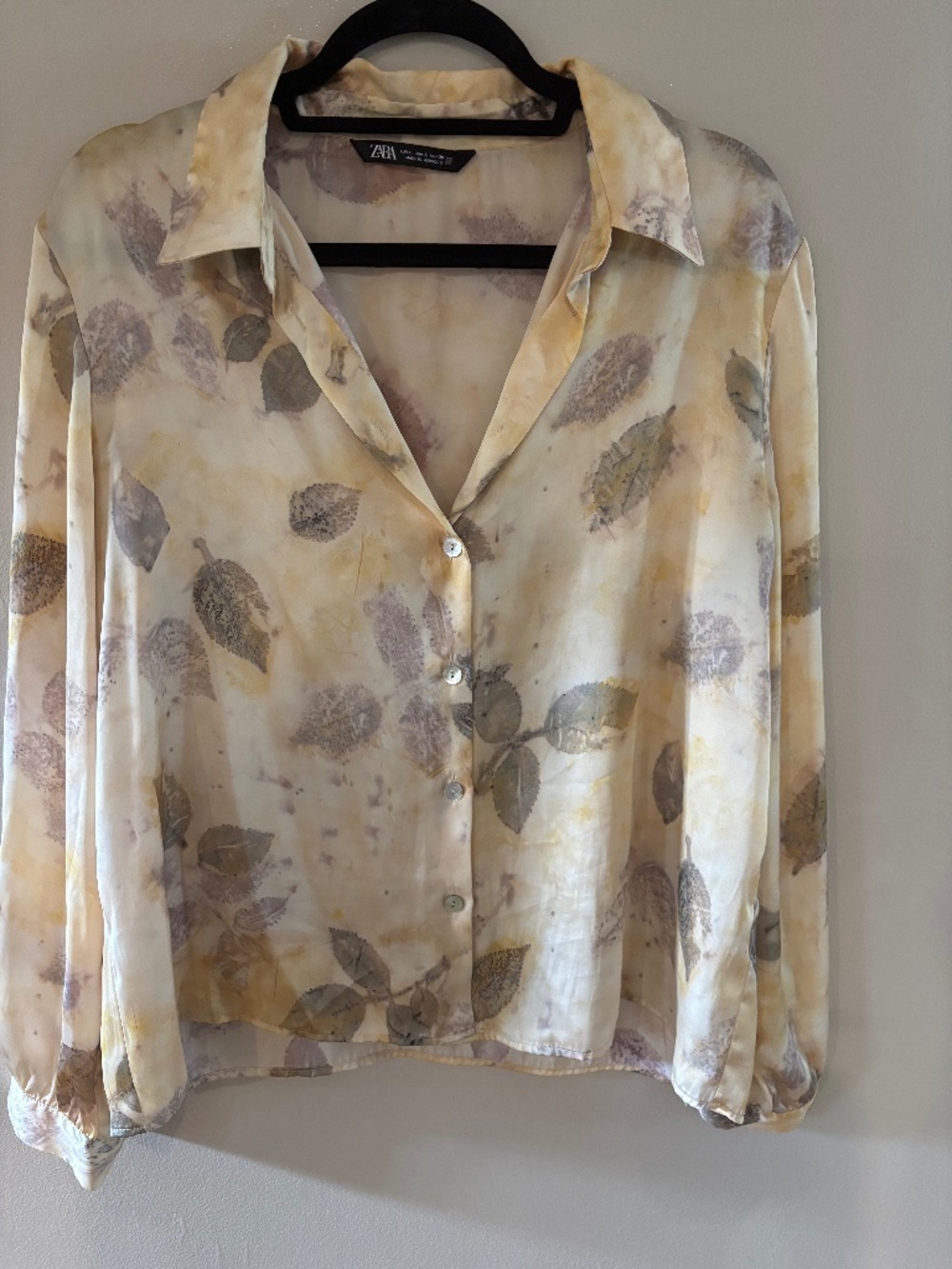 Silky Floral Blouse